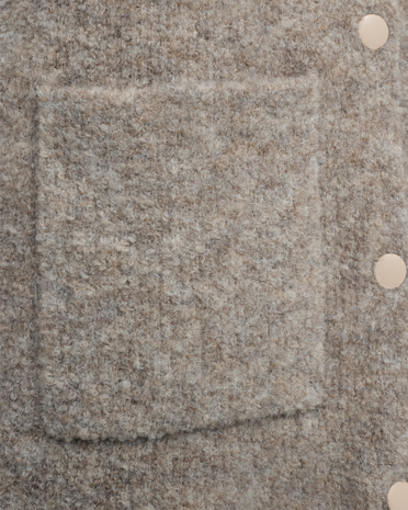 Freequent fqjump-cardigan Desert Taupe Melange