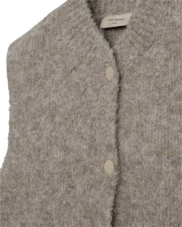 Freequent fqjump-waistcoat Desert Taupe Melange
