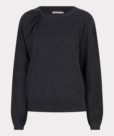 Esqualo Sweater l/slve twist Anthracite