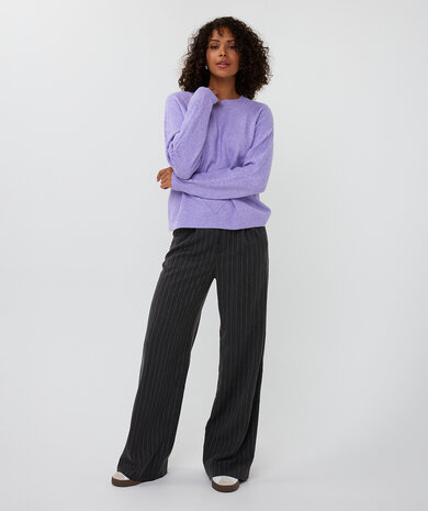 Esqualo Sweater raglan ajour Light Violet