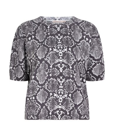 Esqualo Sweater s/slve Snake print Print