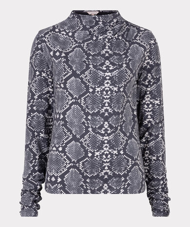 Esqualo Top gathering City Snake SJ Print