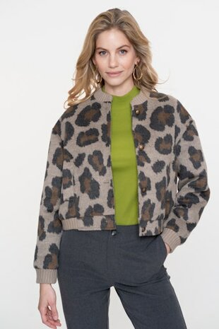 Geisha Bomber jacket camel/antracite