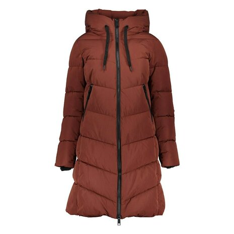 Geisha Jacket mid long brick