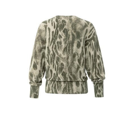 Soft sweater with abstract all-over print 01-000497-509
