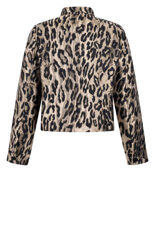 Zoso 255Dalia Fancy jacquard jacket animal print