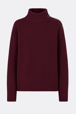 Esqualo shoulder buttons maroon