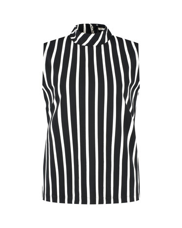 Lady Day Maud Black/Wool White stripe