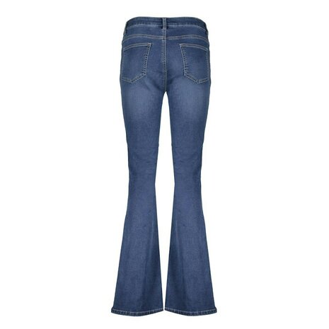 Geisha Jeans flair dark blue black denim