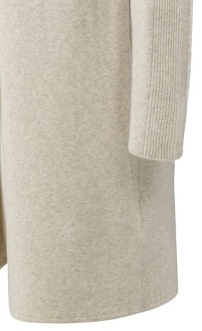 Yaya Long cardigan cloud grey melange 01-010138-510