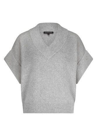 Tramontana V-Neck Spencer GreyMelange
