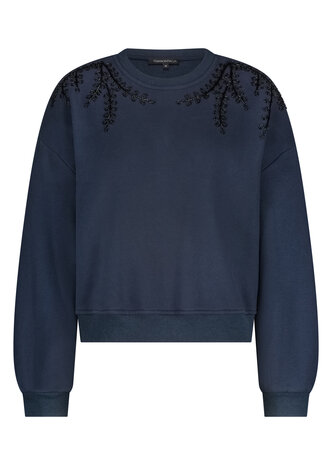 Tramontana Beaded Jumper Midnight