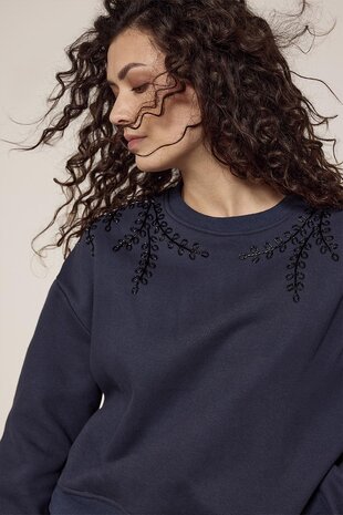Tramontana Beaded Jumper Midnight
