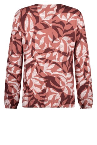 Zoso 255Suzy Printed blouse marsala