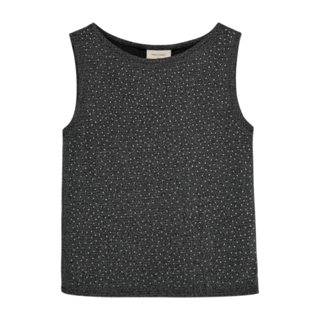 Freequent fqviska-top Black w. Silver