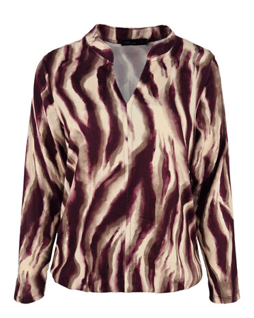 Fos Top - Didi Zebra Faded-FB Bordeaux