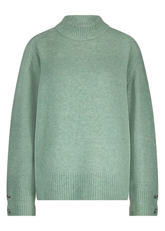 Tramontana Turtle-Neck Jumper SoftGreenMelange