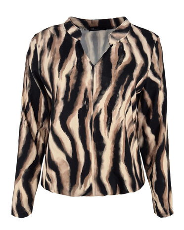 Fos Top - Didi Zebra Faded-FB zwart
