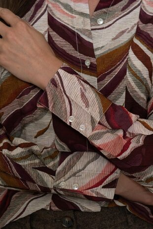 Geisha Blouse port/pink