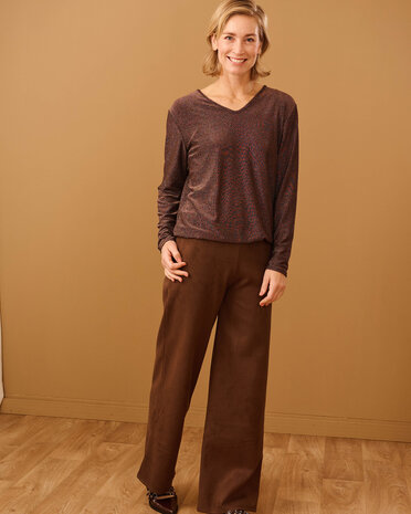Fos Top - Bella Lurex Bruin