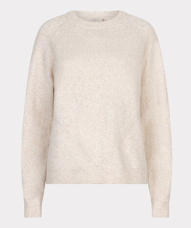 Esqualo Sweater raglan ajour Light sand