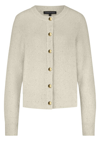 Tramontana Sequin Cardigan  StoneMelange