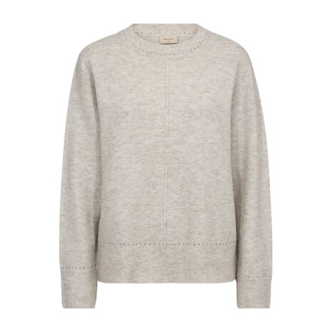 Freequent fqolina-pullover Moonbeam w. Silver
