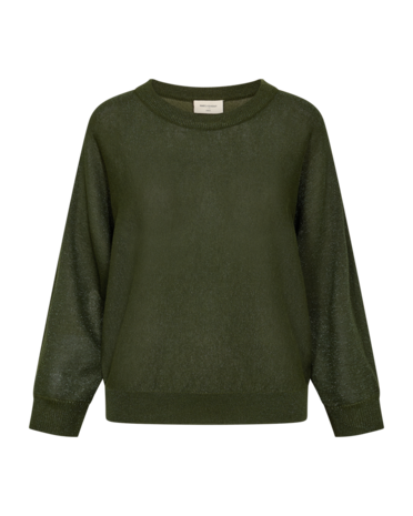 Freequent fqbetty-pullover Kombu Green glitter