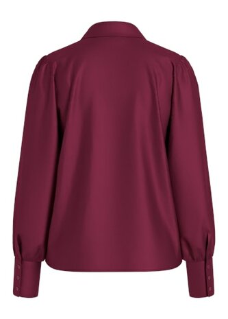 Vila vienna ravenna l/s v-neck top Anemone