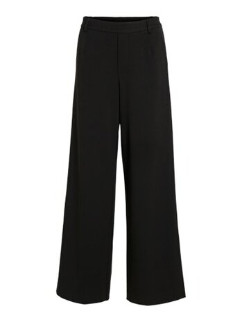 Vila vivarone hw wide pant - noos zwart