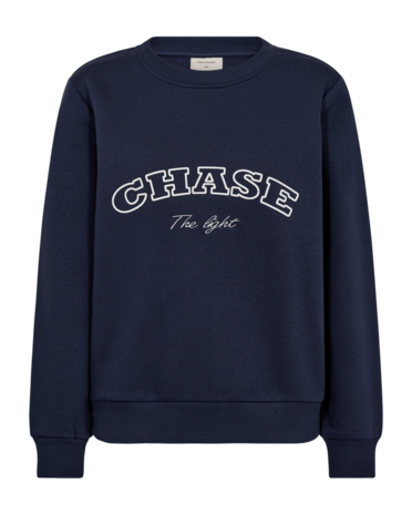 Freequent fqkamela-pullover Navy Blazer w. Star Off-white