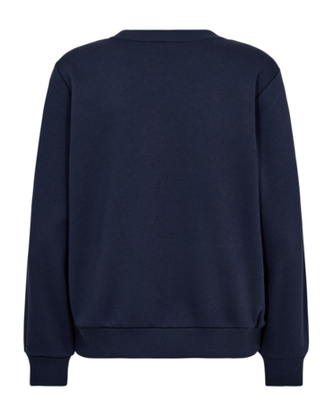 Freequent fqkamela-pullover Navy Blazer w. Star Off-white