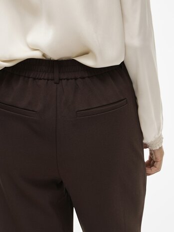 Vila vivarone hw wide pant - noos bruin