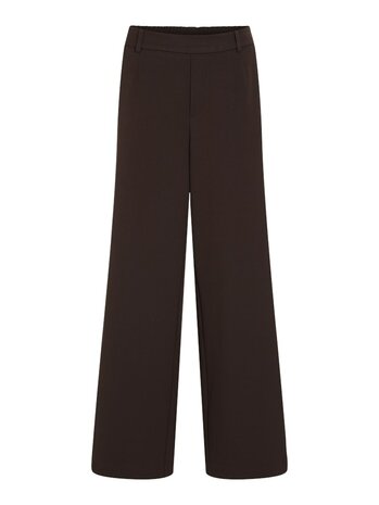 Vila vivarone hw wide pant - noos bruin