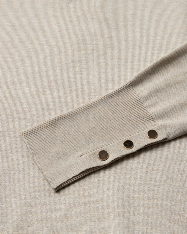 Freequent fqkatie-pullover ronde hals Moonbeam melange