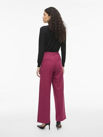 Vila vivarone hw wide pant - noos Anemone