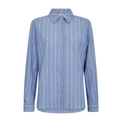 Freequent fqsolly-shirt Vista Blue w. Star Off-White