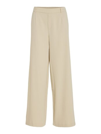 Vila vivarone hw wide pant - noos Sandshell