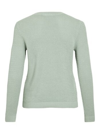 Vila vidalo o-neck l/s knit top- noos Blue Surf