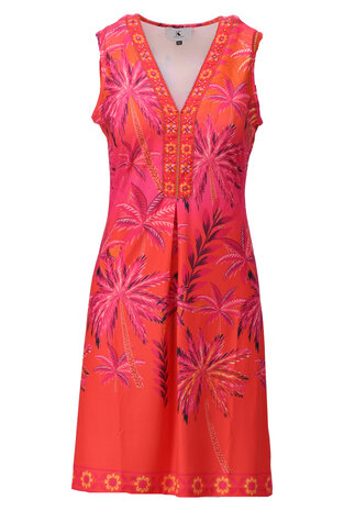 K-design Mouwloze jurk met design C403