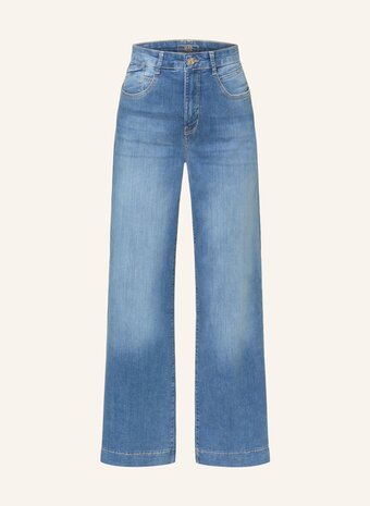 Mac rich palazzo navy heavy wash D585