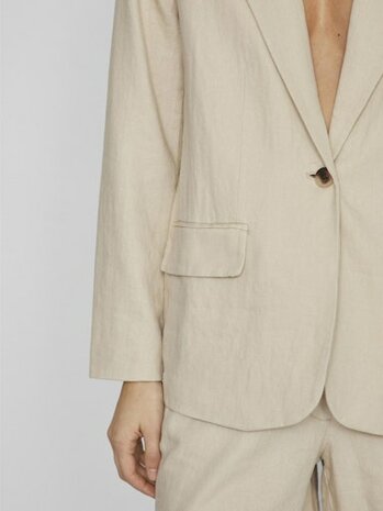 Vila vijolanda l/s blazer - noos Feather Gray