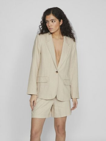 Vila vijolanda l/s blazer - noos Feather Gray