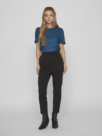 Vila vivarone hw slim pant - noos Black