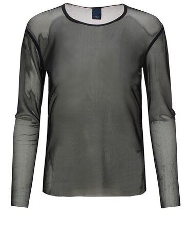 One Two Luxzuz Sigborg Mesh T-shirt 999 Black
