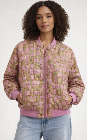 Freequent fqflowy-jacket Pale Mauve w. Wild Orchid