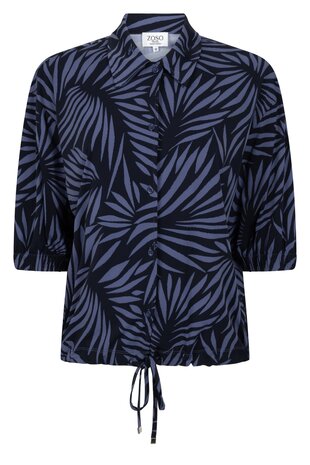 Zoso Mirella blouse  night blue-blue