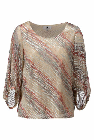 K-design Blouse met lurex C251