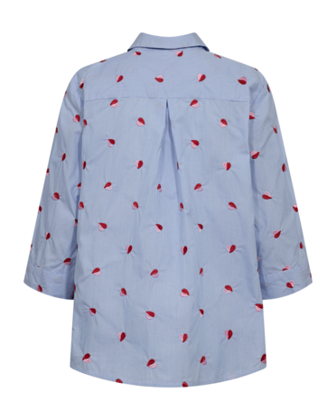 Freequent fqrosan-shirt Blue Bell w. Sweet Lilac