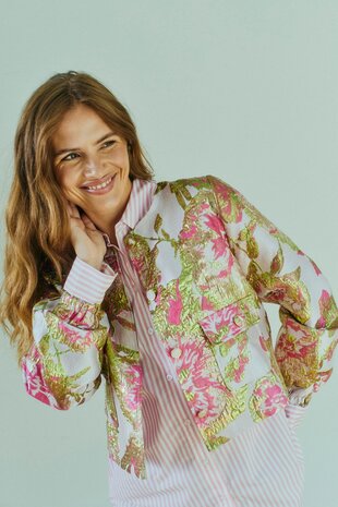 Freequent fqfay-jacket Sweet Lilac w. Gold